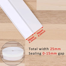 Load image into Gallery viewer, Bathroom Kitchen Mildewproof Waterproof Silicone Transparent Tape Sink Gap Door Toilet Corner Line Seal Strip Sticker 100*2.5cm