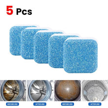 Load image into Gallery viewer, 5pcs/10pcs Multifunctional Effervescent Concentrated Cleaner  Washing Machine Cleaner Chlorine Tablets Household Cleaning Tools
