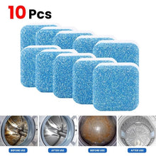 Load image into Gallery viewer, 5pcs/10pcs Multifunctional Effervescent Concentrated Cleaner  Washing Machine Cleaner Chlorine Tablets Household Cleaning Tools
