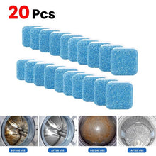 Load image into Gallery viewer, 5pcs/10pcs Multifunctional Effervescent Concentrated Cleaner  Washing Machine Cleaner Chlorine Tablets Household Cleaning Tools
