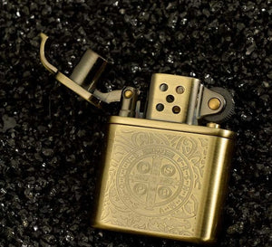 Lighter Gasoline Kerosene Flint Petrol Vintage Cigarette Lighter Oil Petrol Refillable