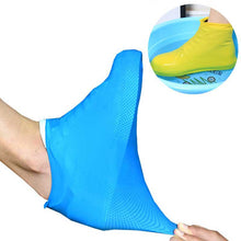 Load image into Gallery viewer, Waterproof Rain Shoe Covers Traveling Outdoor Portable Reusable Rubber Non-slip Rain Boot Overshoes Unisex Shoes Accessories
